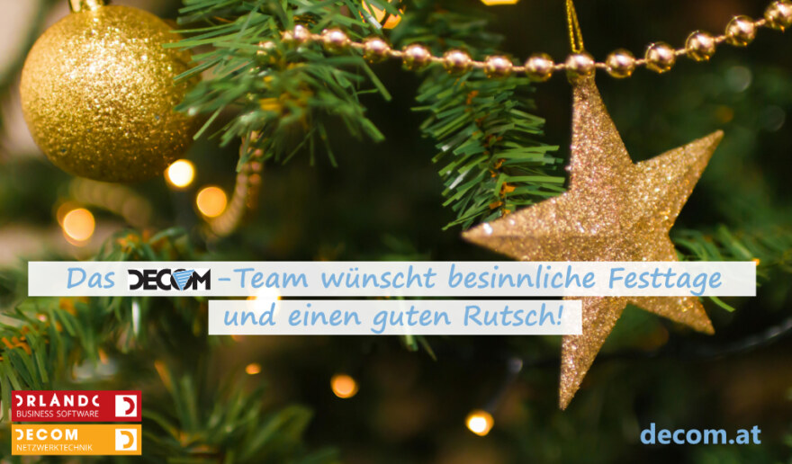 Weihnachtsbild DECOM